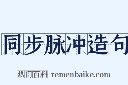 同步脉冲造句是什么意思的图片